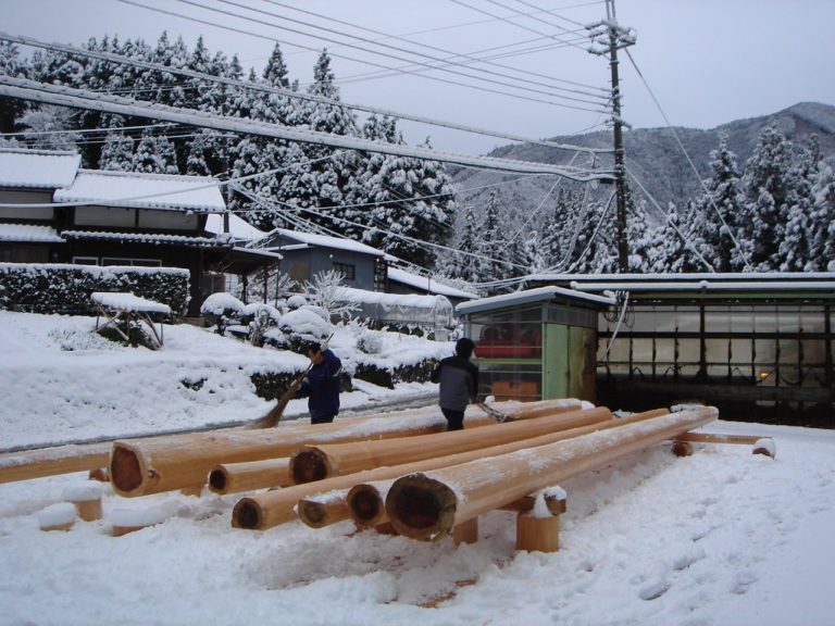 雪落とし